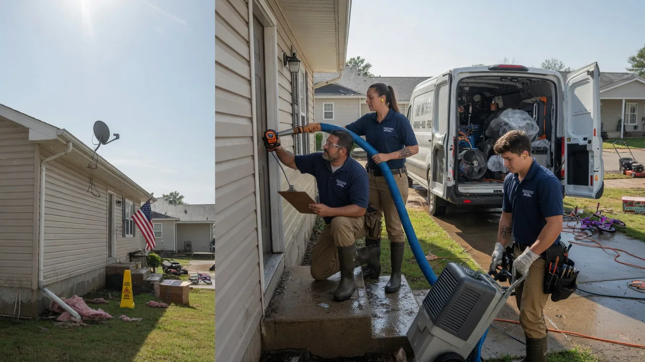 Ceiling Water Damage Restoration in Allentown, NJ near me